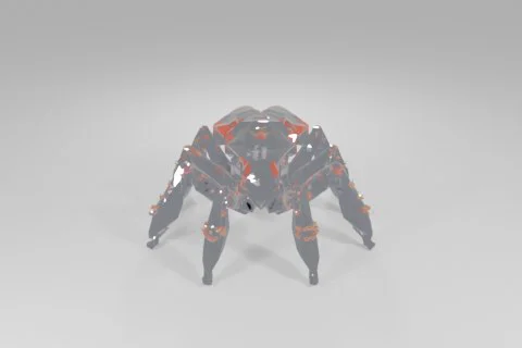 Spider 3D model preview