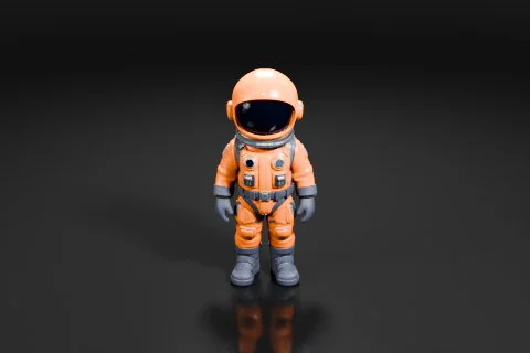 Astronaut suit 3D model preview
