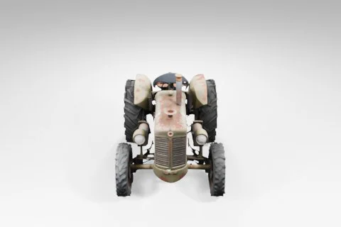 Vintage tractor 3D model preview