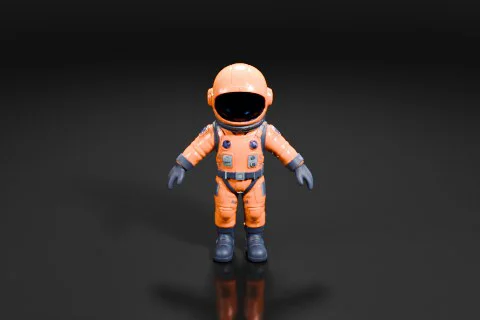 Astronaut suit 3D model preview