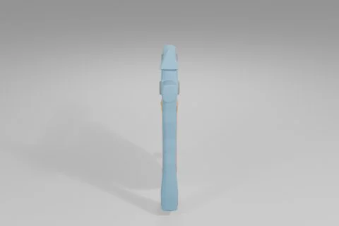 Blue pen 3D model preview