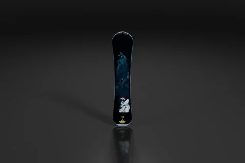 Snowboard 3D model preview