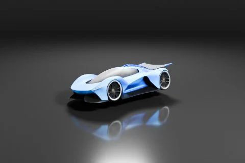 Car 3D model preview