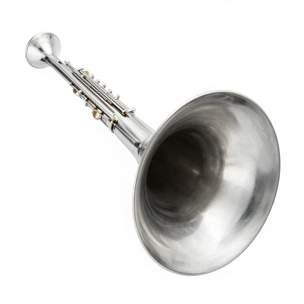STEELPAN musical instrument, white background, concept art, clean design