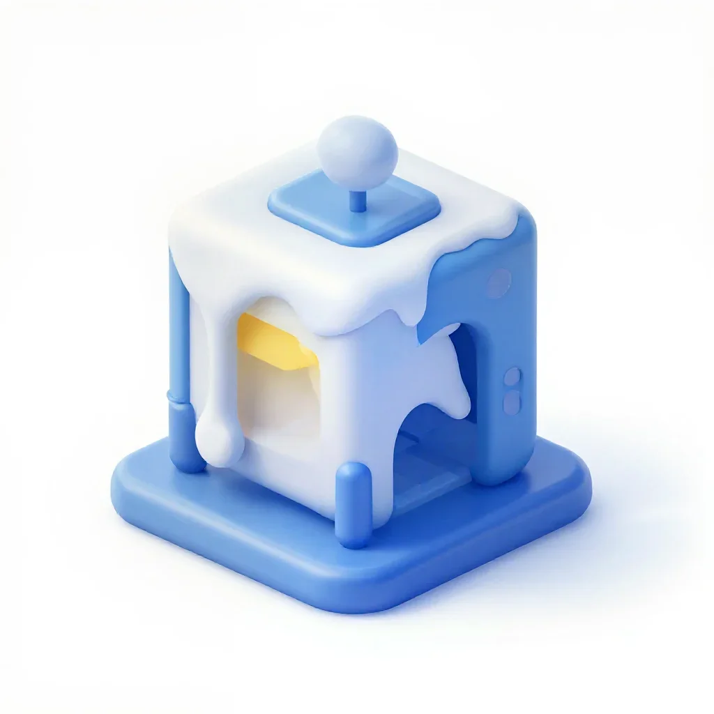 3d object game art white background, white background, concept art, clean design